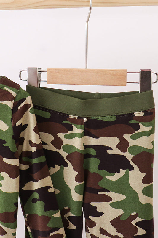 Classic Camo bamboo pajama pants set