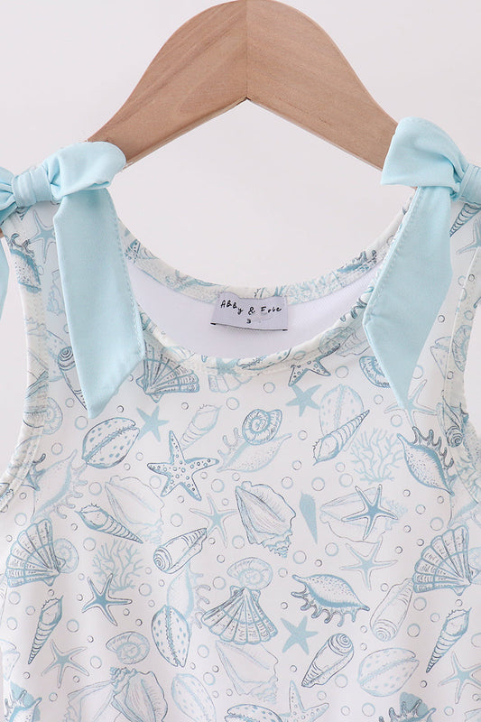 Sea shell bow swimsuit