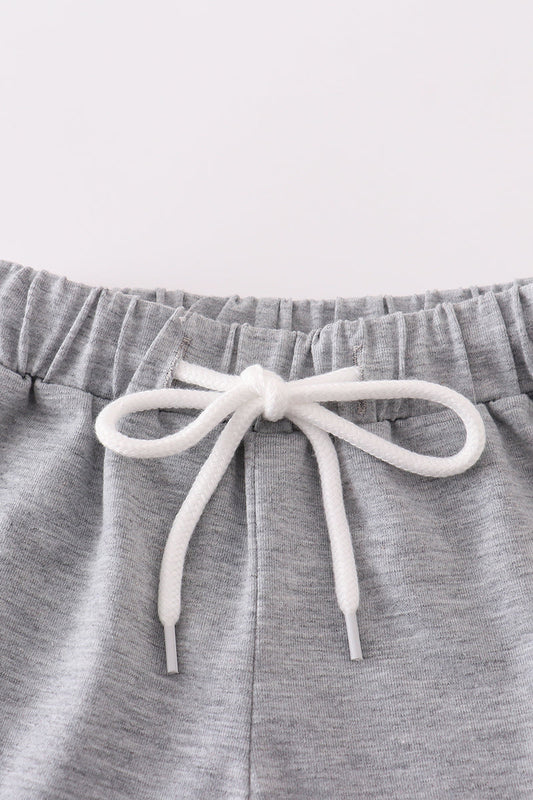 Maroon Alabama GAME DAY glitter shorts set