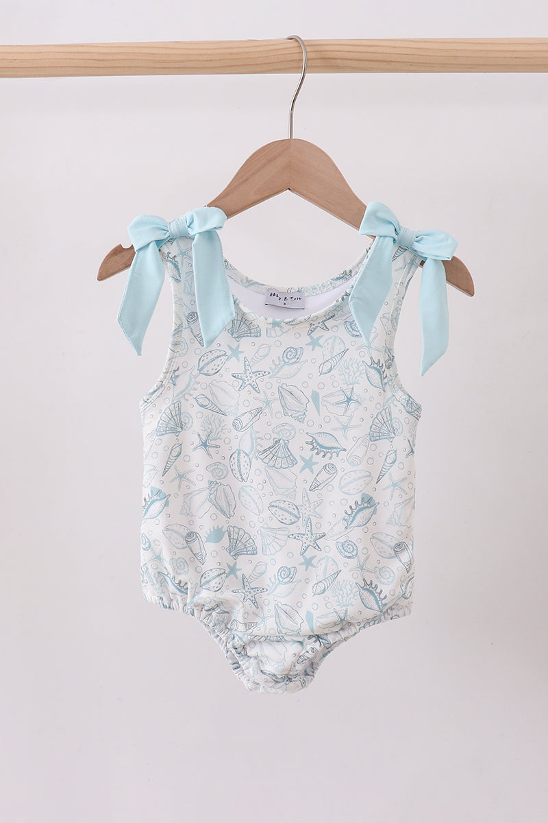 Sea shell  bow swimsuit