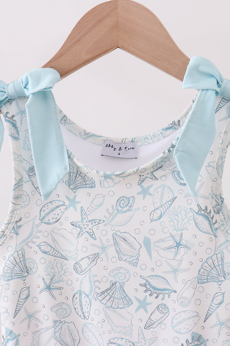 Sea shell  bow swimsuit