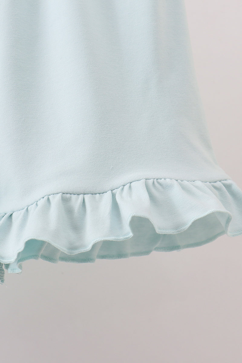 Sea shell  ruffle shorts set