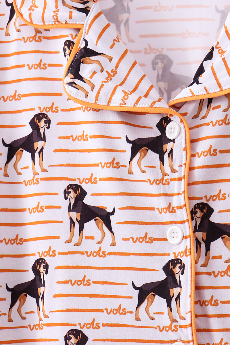 Tennessee vols bamboo pajama shorts set