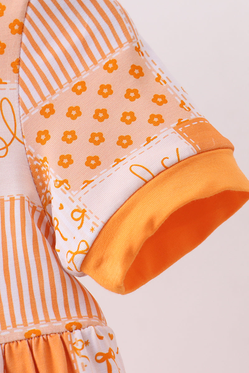 Tennessee floral checkered bamboo dress