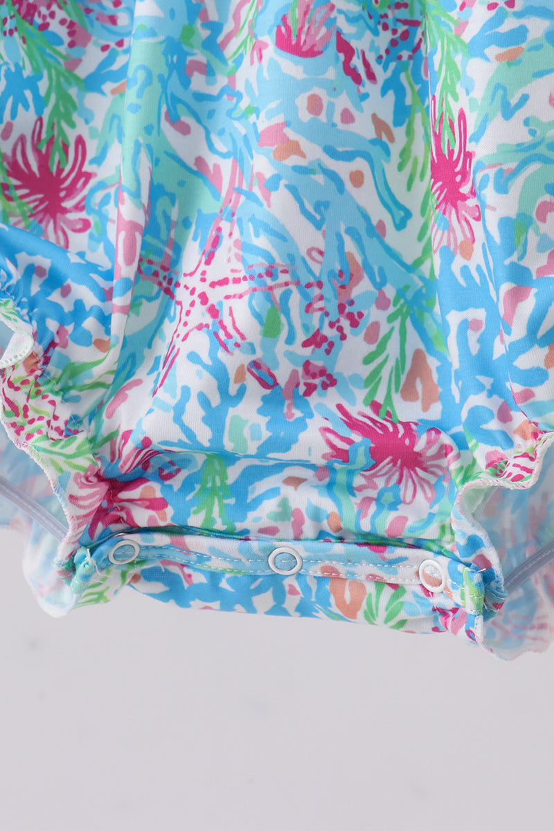 Mint island bloom ruffle bubble