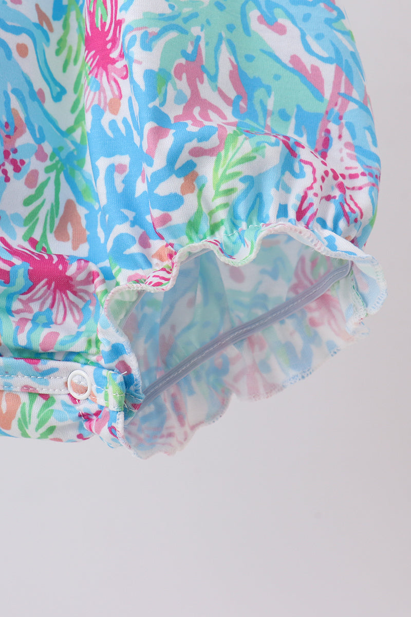 Mint island bloom ruffle bubble