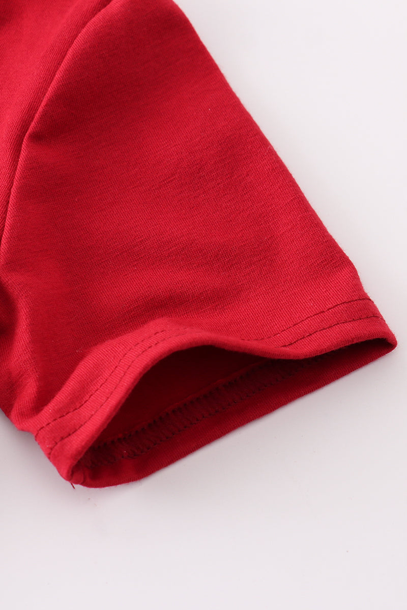 Alabama elephant french knot top