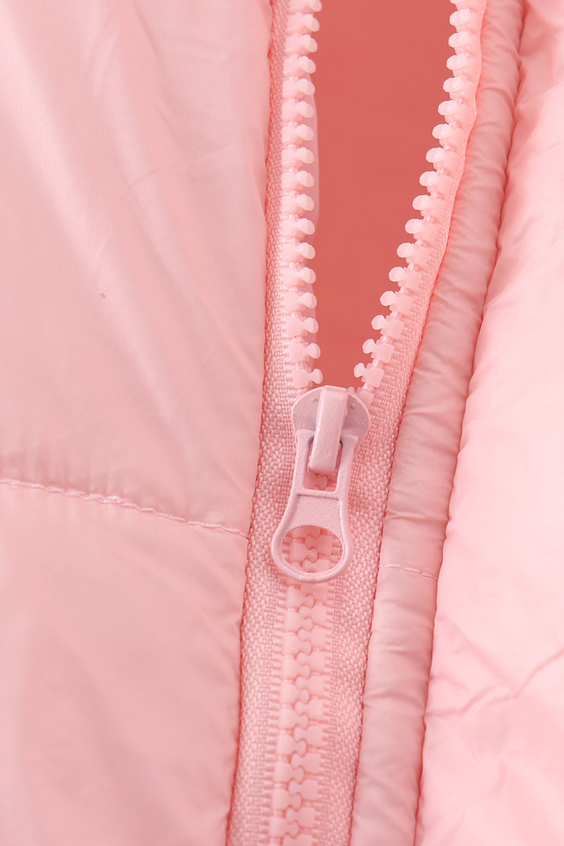 Pink mom&me puffer vest