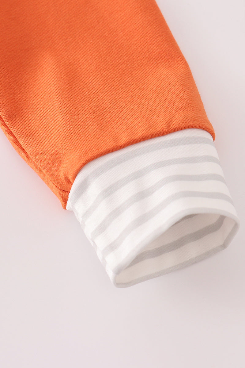 Rust Texas embroidery pants set