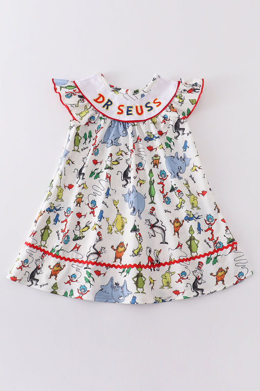 Dr.Seuss embroidery dress
