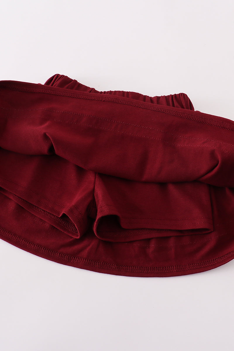 Mississippi embroidery skorts set