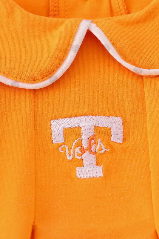 Orange Tennessee go vols embroidery bubble