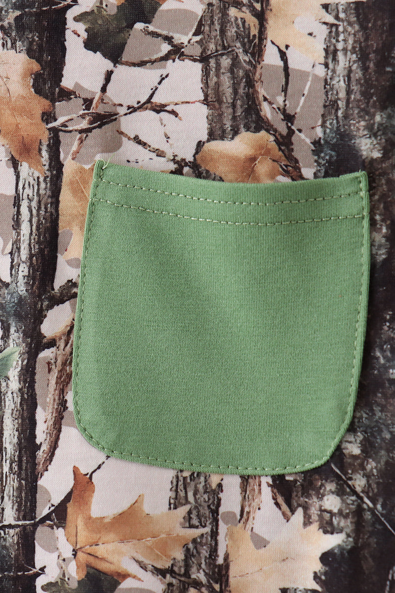 Camouflage shorts set