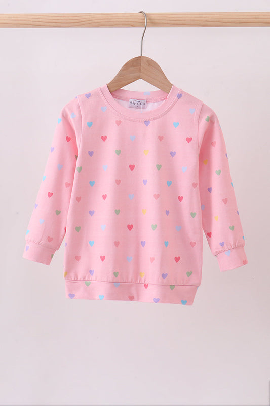 Pink heart top